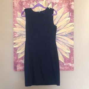 Sleeveless dress - navy blue